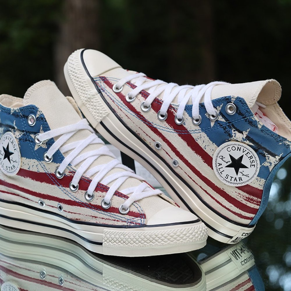 Converse Chuck Taylor All Star Hi USA Flag - Picture 8 of 13